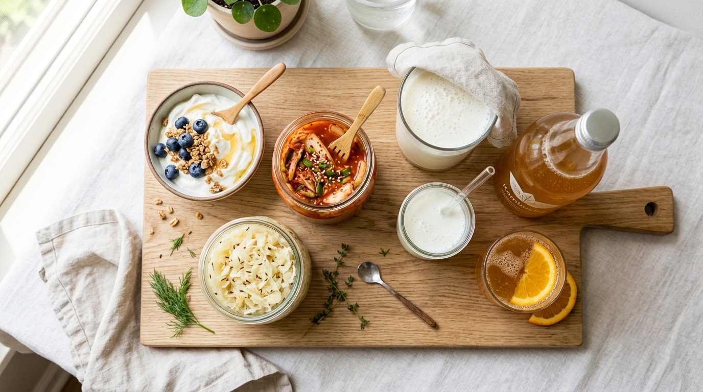 Do Probiotics Make Up for Not Eating Fermented Foods?