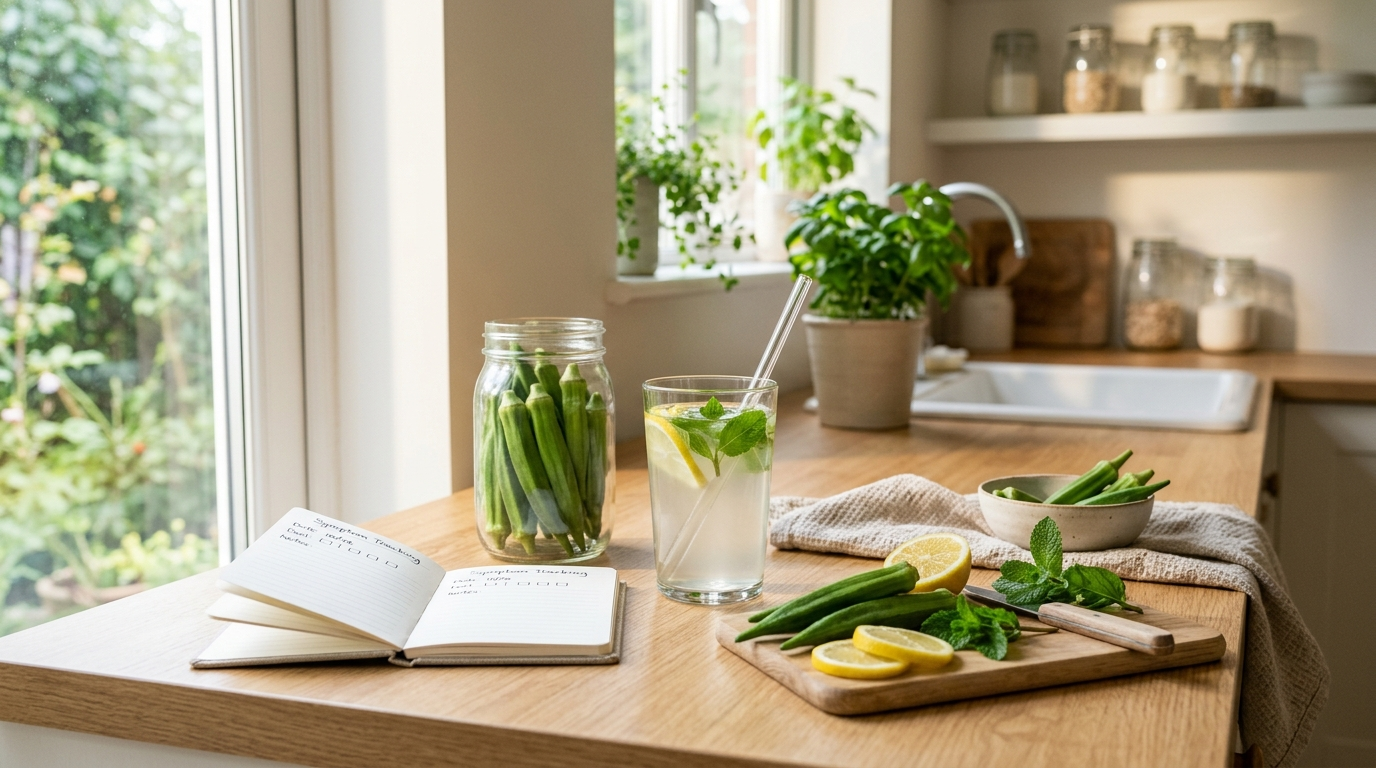 Does Okra Water Actually Help Gut Issues, and How Can You Fix the Texture?