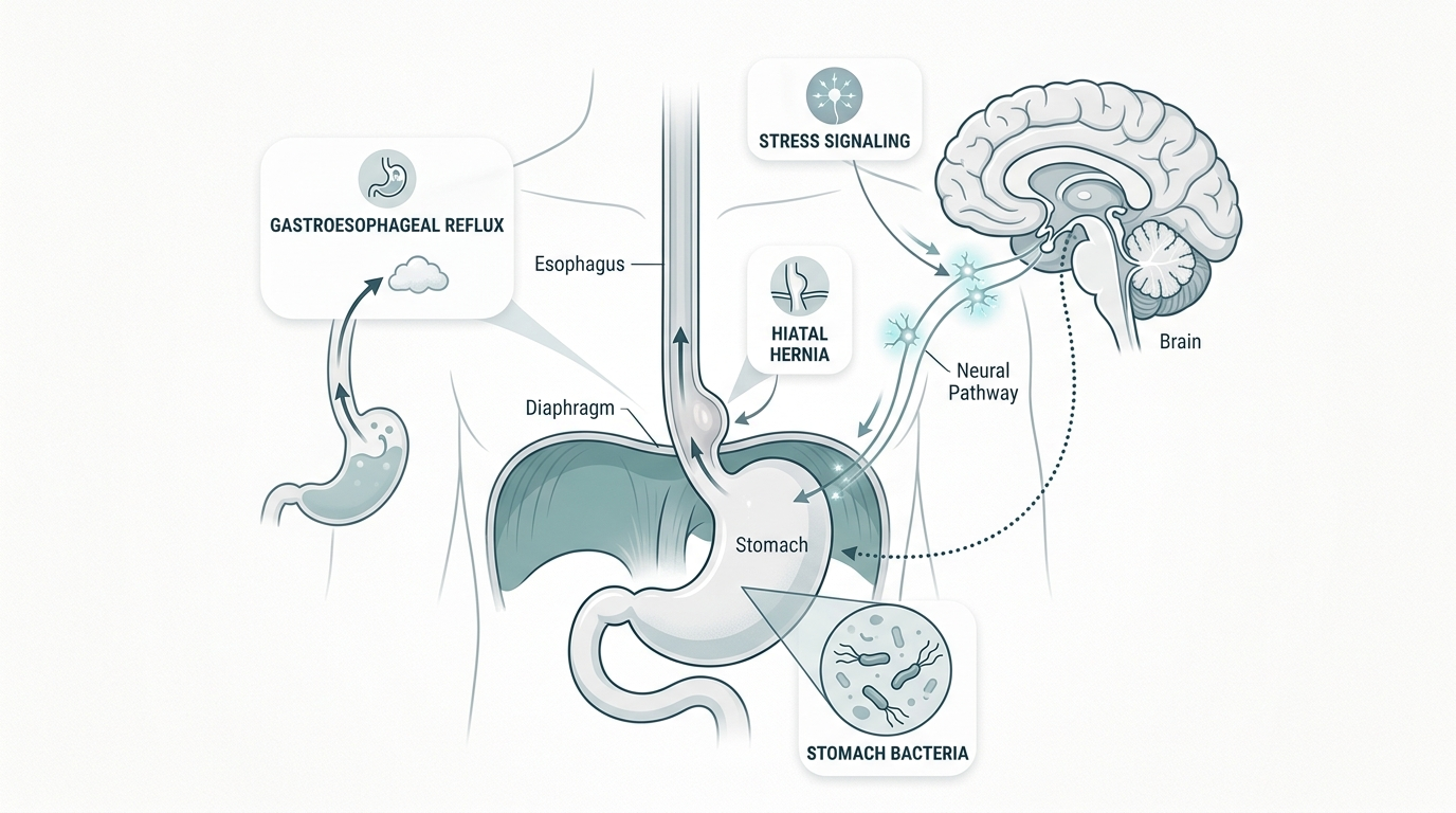 GERD vs Hiatal Hernia vs H. Pylori vs Anxiety: How Doctors Tell Them Apart